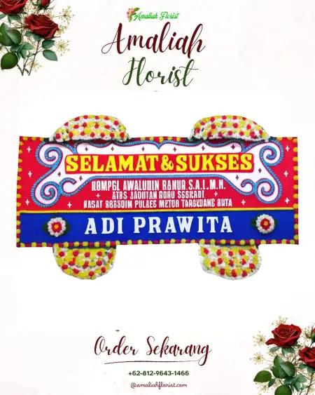 Papan Bunga Ucapan Selamat Wedding Garden Tangerang